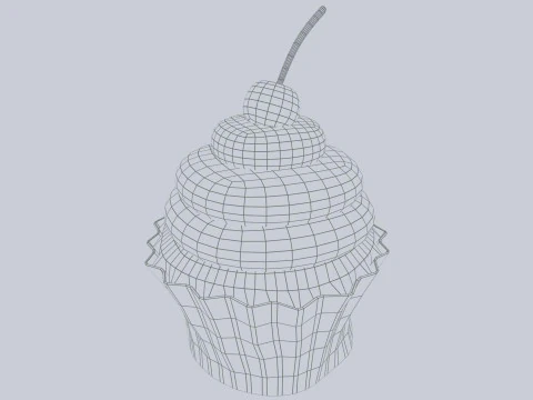 Cupcake 3D Model