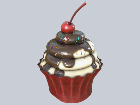 Cupcake Modello 3D