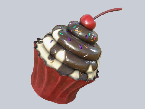 Cupcake Modello 3D