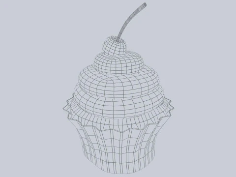 Cupcake 3D Model