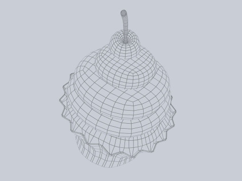 Cupcake Modello 3D
