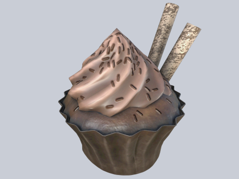Cupcake 3D Model