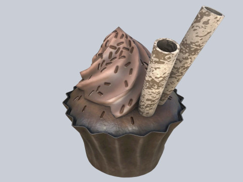 Cupcake 3Dモデル