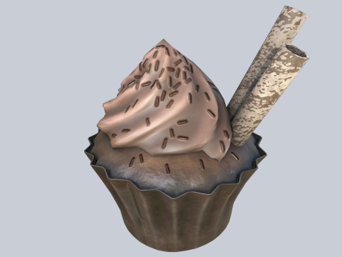 Cupcake 3Dモデル