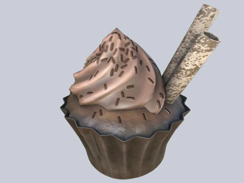 Cupcake Modello 3D