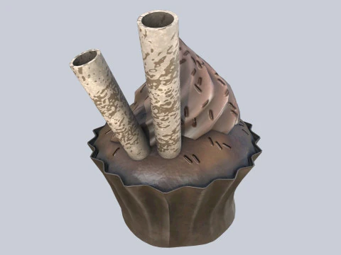 Cupcake Modello 3D