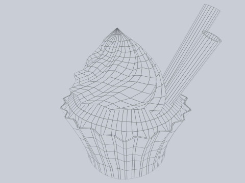 Cupcake 3Dモデル