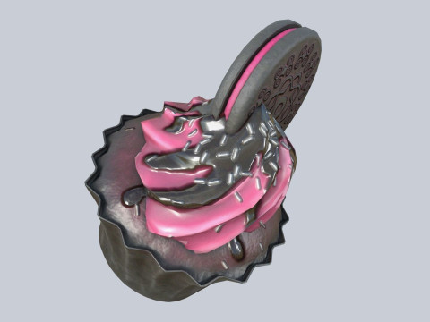 Cupcake Modelo 3D