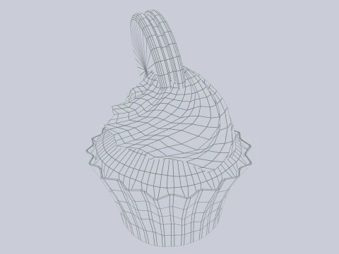 Cupcake 3D Model