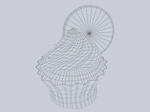 Cupcake 3D Model