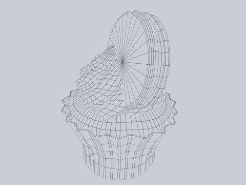 Cupcake Modelo 3D