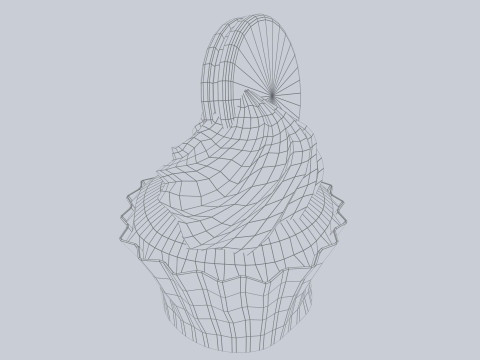 Cupcake Modelo 3D