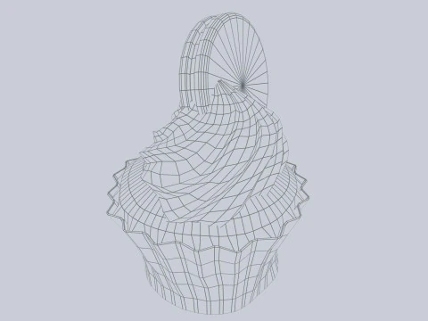 Cupcake 3D Model