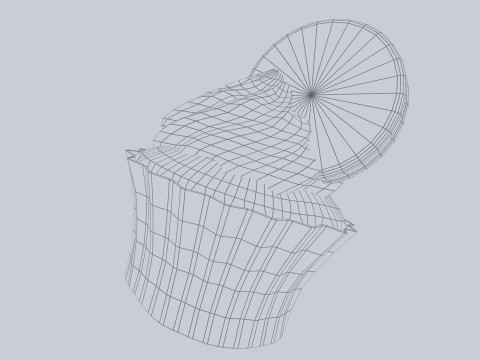 Cupcake Modelo 3D