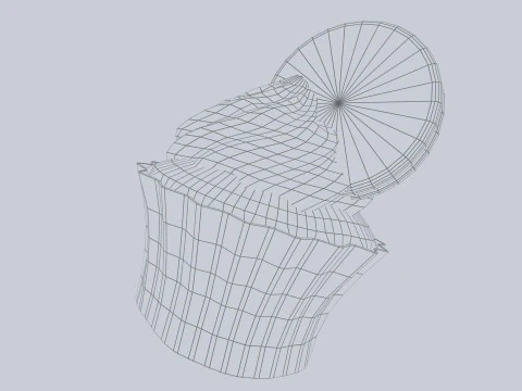 Cupcake 3D Model
