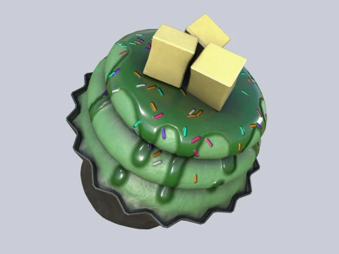 Cupcake Modello 3D