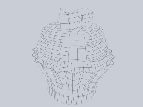 Cupcake 3D Model