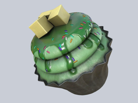 Cupcake 3D Model