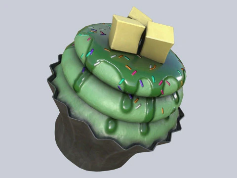 Cupcake Modello 3D