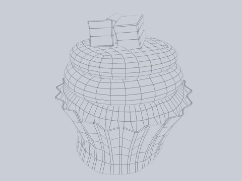 Cupcake 3D Model