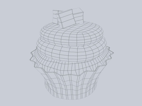 Cupcake 3D Model