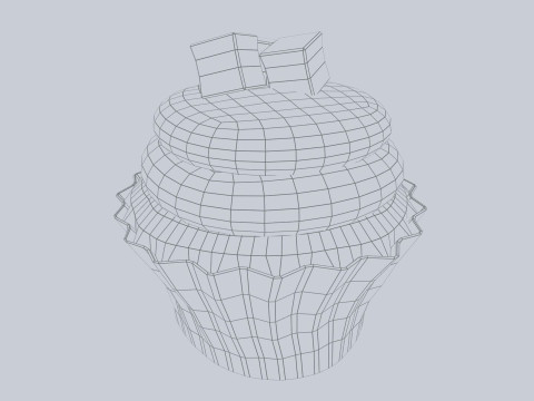 Cupcake 3D Model