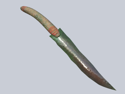Mayan weapon 3D Model