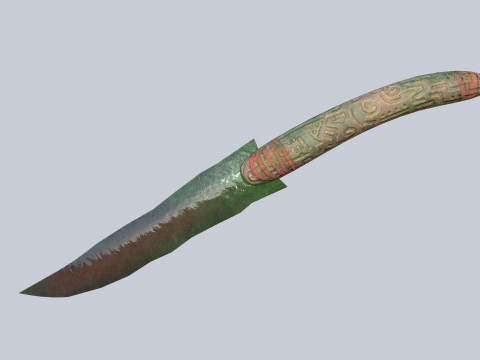 Mayan weapon 3D Model