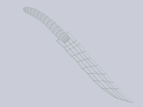Mayan weapon 3D Model
