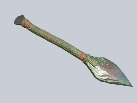 Mayan weapon Modello 3D
