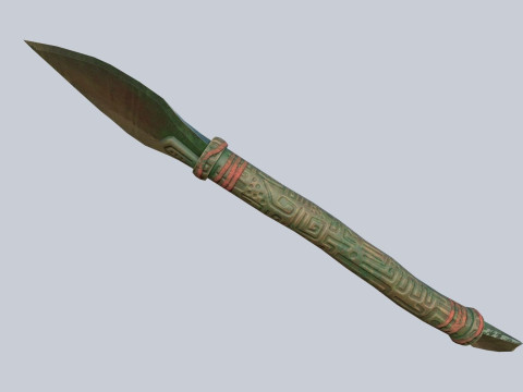 Mayan weapon 3D Model