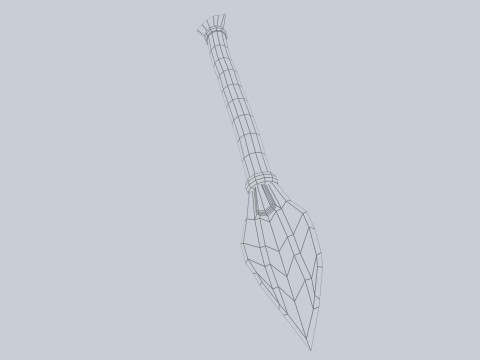 Mayan weapon 3D Model