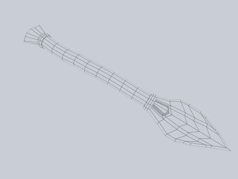 Mayan weapon 3D Model