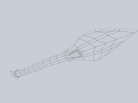 Mayan weapon 3D Model