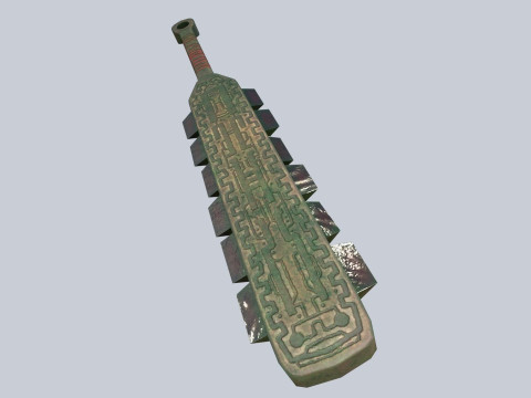 Mayan weapon 3D Model