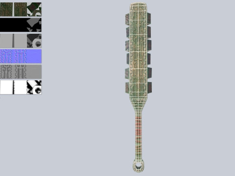 Mayan weapon 3D Model