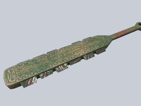 Mayan weapon 3D Model
