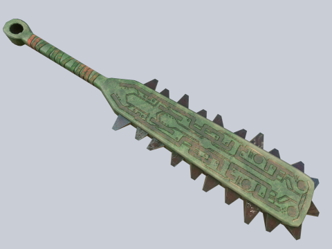 Mayan weapon Modello 3D