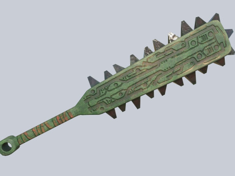 Mayan weapon 3D Model