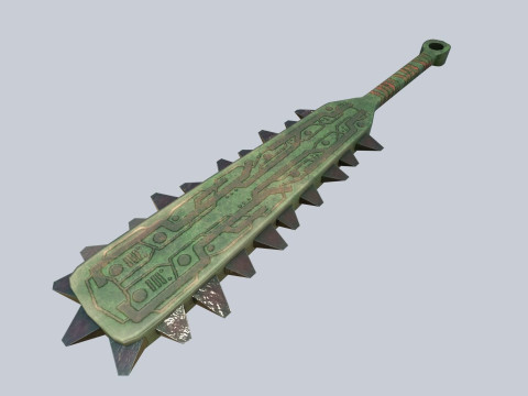 Mayan weapon 3D Model