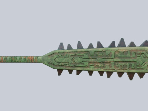Mayan weapon 3D Model