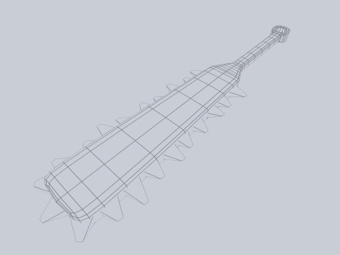 Mayan weapon 3D Model