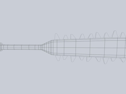 Mayan weapon 3D Model