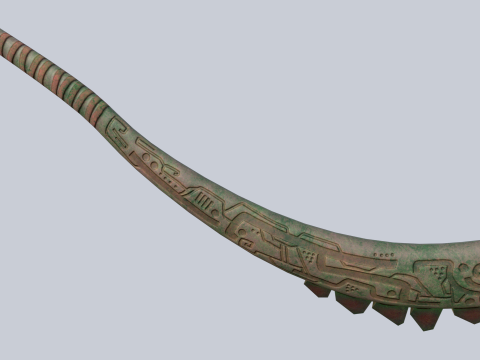 Mayan weapon Modello 3D