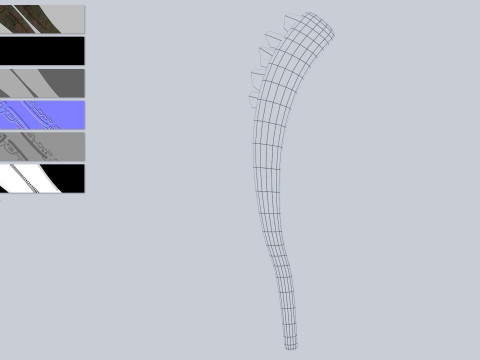 Mayan weapon 3D Model