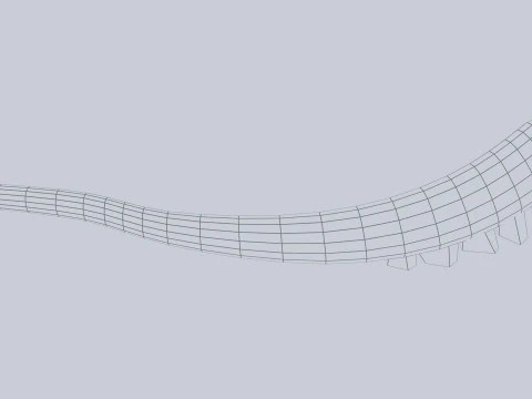 Maya-Waffe 3D Modell