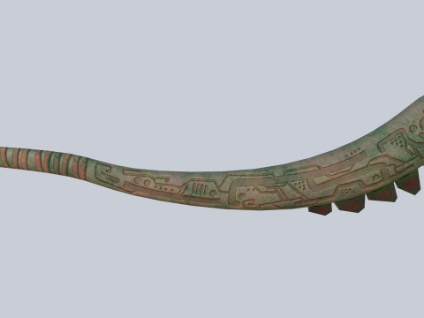 Mayan weapon 3D Model