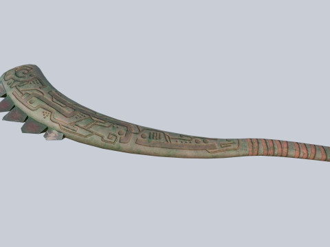 Mayan weapon 3D Model
