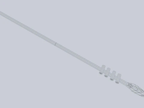 Mayan weapon 3D Model