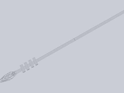 Mayan weapon 3D Модель